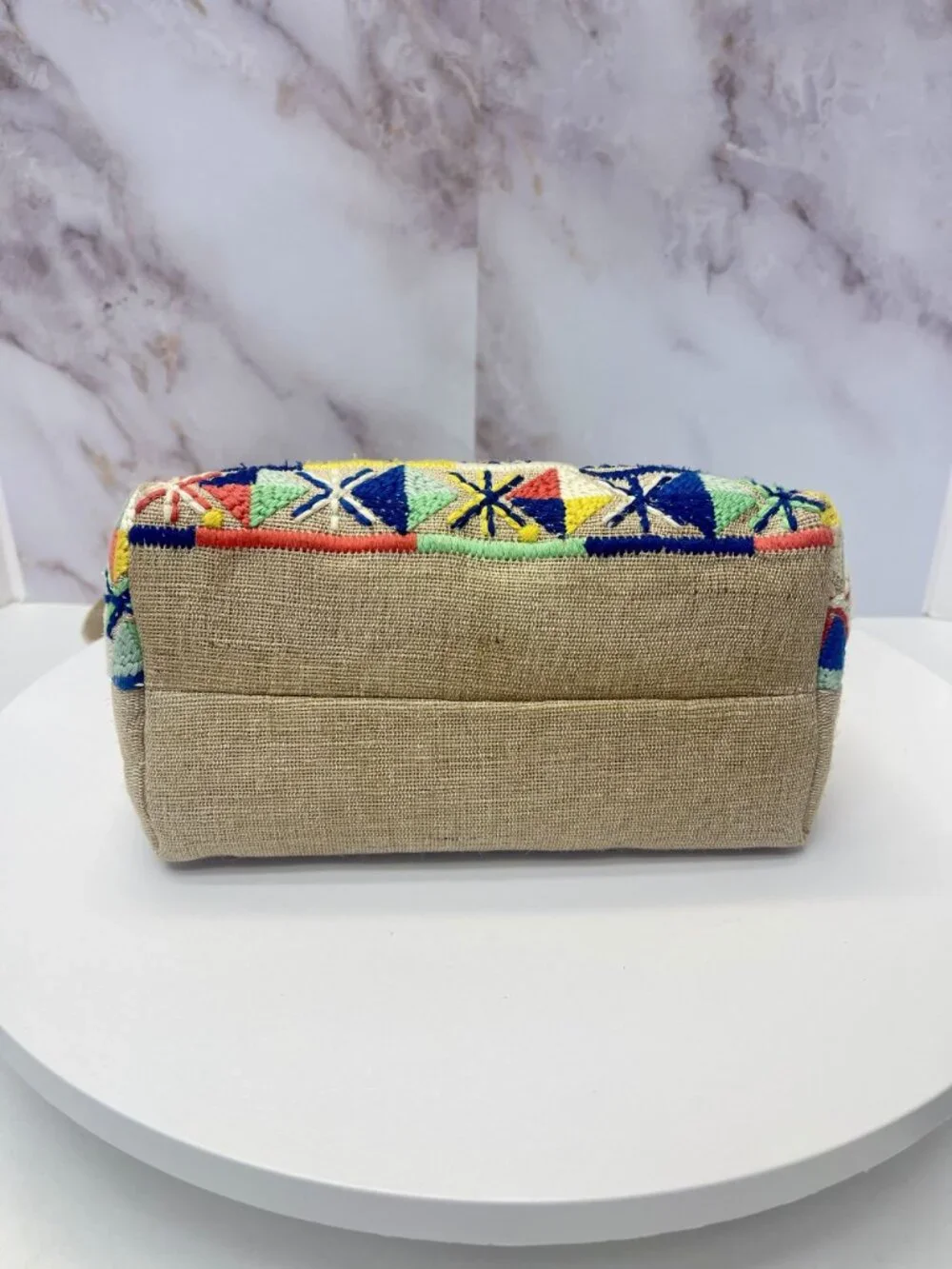 SONOMA Embroidered Boho Crossbody Bag Colorful Canvas Purse - Picture 7 of 10